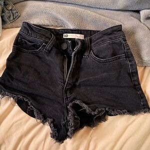 SO Women's Dark Denim Jean Shorts